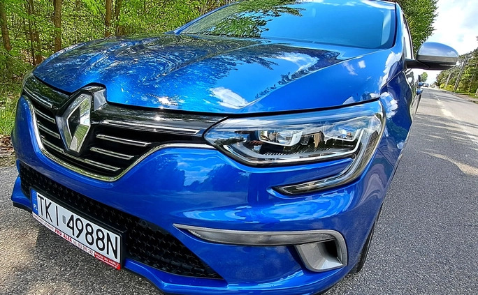 Renault Megane cena 66600 przebieg: 38000, rok produkcji 2018 z Kielce małe 742